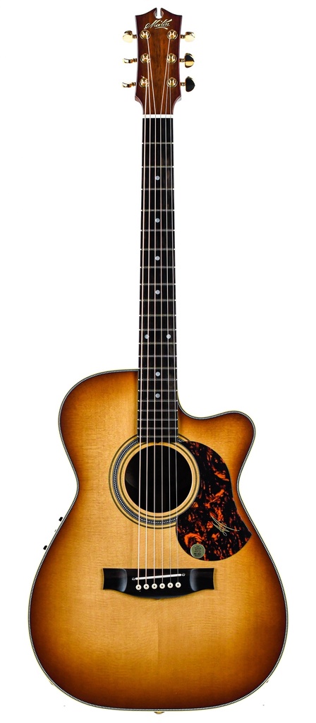 Maton EBG808c Vintage Amber Burst Satin Nashville Cutaway