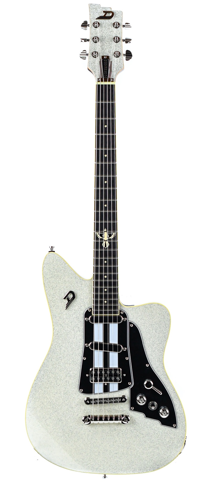 Duesenberg Alliance Dave Baksh Paloma White Sparkle | The Fellowship of  Acoustics